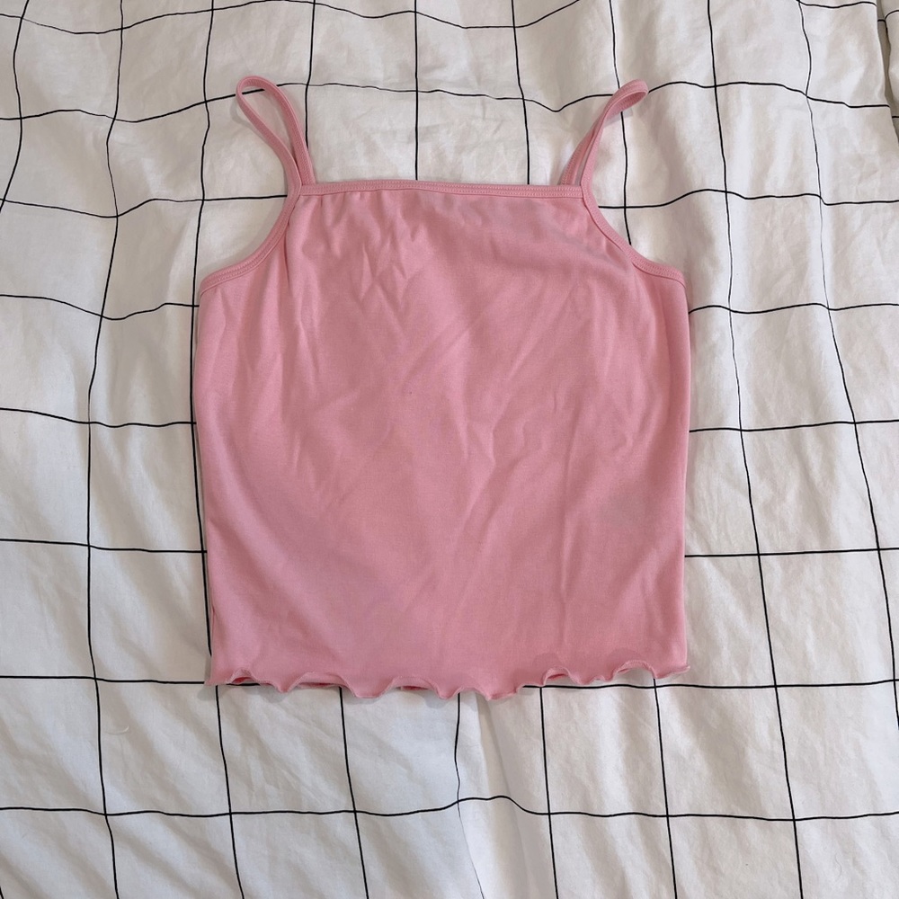 light pink BF tank top